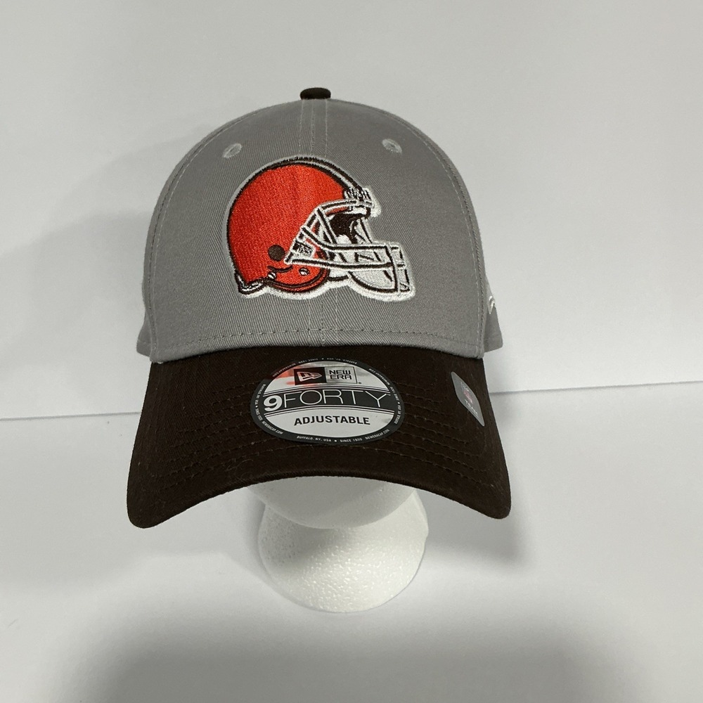 New Era 9FORTY Cleveland Browns Snapback Adjustable Grey NFL Team Hat Cap